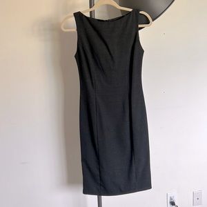 Charcoal Sleeveless knee length dress